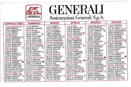 Calendarietto - Generali Assicurazioni - Anno 1985 - Small : 1981-90