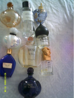 Joli Lot De 9 Flacons Vide En Verre - Description Ci Dessous - Bottles (empty)