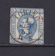 ITALIE 1863 TIMBRE N°11 OBLITERE VICTOR EMMANUEL II - Usati