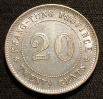 CHINE - CHINA - 2 JIAO / 20 CENTS 1921 - Argent - Silver - KM 423 - KWANG TUNG PROVINCE - China