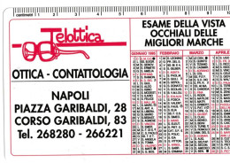 Calendarietto - Telottica - Napoli - Anno 1985 - Petit Format : 1981-90