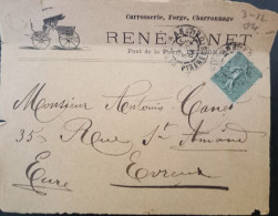 66 Perpignan Enveloppe Rene Canet Charron - Invoices