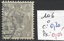 PAYS-BAS 106 Oblitéré Côte 0.20 € - Used Stamps