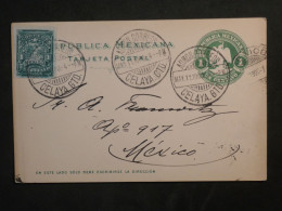 DK 14 MEXICO   BELLE CARTE  ENTIER 1900 CELAYA  A MEXICO   +AFF. INTERESSANT+++ + - Mexico