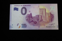 BILLLET 0 EURO 2017 CASTELO DE GUIMARAES - Essais Privés / Non-officiels