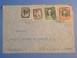 DK 14 CHILE    BELLE LETTRE  1900 SANTIAGO A TROYES FRANCE    +AFF. INTERESSANT+++ + - Chili