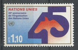 NU Genève 1990 N° 193 ** Neuf MNH Superbe C 2.50 € 45eme Anniversaire Des Nations Unies Oiseau Bird Clolombe - Nuovi