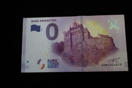 BILLLET 0 EURO 2017 BURG KRIEBSTEIN - Essais Privés / Non-officiels