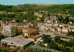 73164949 Schleiden Eifel Fliegeraufnahme Mit Gymnasium Schloss Und Schlosskirche - Schleiden