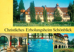 73164926 Rehnenhof Christl Erholungsheim Schoenblick Gastraum Hallenbad Rehnenho - Schwaebisch Gmünd