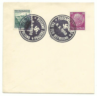 Sudetenland Briefteil Blanko Befreiungsstempel TROPPAU 4 (Opava) "Tag Der Befreiung" 1938 - Sudetes