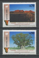 N.U. GENEVE 1991 N° 206/207 ** Neufs MNH  Superbes C 3.30 € Namibie Naissance D'une Nation Arbres Trees - Ongebruikt