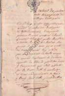 Manuscrit 1754 Ottignies/Blocry: La Sense De Malaize   (V3003) - Manuscritos