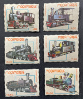 MOZAMBIQUE - 1979 - NEUF**/MNH - Série Complète Mi 719 / 724 - YT 713 / 718 - TRAINS RAILWAY LOCOMOTIVES - Mozambique