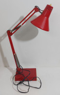 61193 Lampada Da Tavolo Vintage Anni 70 - Targetti Twist T1 - Rosso - Luminarie E Lampadari