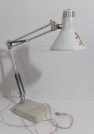61194 Lampada Da Tavolo Vintage Anni 70 - Targetti Twist T1 - Bianco - Luminaires & Lustres