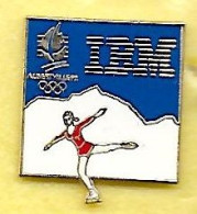 @@ JO Jeux Olympiques Albertville Patinage Sponsor IBM EGF @@jo10 - Jeux Olympiques