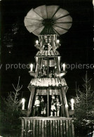 73163929 Ehrenfriedersdorf Erzgebirge Marktpromenade Rathaus Weihnachtszeit Ehre - Ehrenfriedersdorf