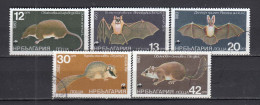 Bulgaria 1983 - WWF: Protected Mammals, Mi-Nr. 3236/40, Used - Used Stamps