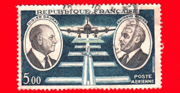 FRANCIA - Usato - 1971 - Aviazione - Didier Daurat E Raymond Vanier - 5.00 P Aerea - 1960-.... Matasellados