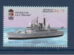 Argentina, Argentine, **, Yv 1957, Mi 2336, SG 2495, Destroyer "Hércules", - Ungebraucht