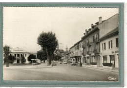 CPSM Dentelée (74) BONNEVILLE - Quartier De La Gare - Salle Des Fêtes - Années 50 - Citroën 2 CV, DS, Renault 4 CV - Bonneville