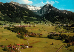 73163716 Thalhofen Allgaeu Blick Auf Au Schoellang Reichenbach Mit Entschenkopf  - Fischen