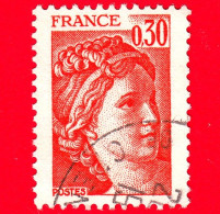 FRANCIA - Usato - 1978 - Sabina Di Gandon - 0.30 - 1977-1981 Sabine De Gandon