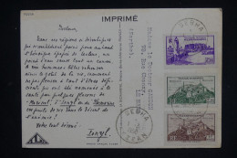 FEZZAN - Carte Biomarine, De Sebha Pour Le Mans En 1950  - L 150267 - Covers & Documents