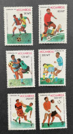 MOZAMBIQUE - 1989 - NEUF**/MNH - Série Complète Mi 1166 / 1171 - YT 1127 / 1132 - FOOTBALL SOCCER COUPE MONDE ITALIA - Mozambique