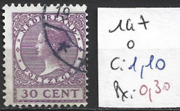 PAYS-BAS 147 Oblitéré Côte 1.10 € - Used Stamps