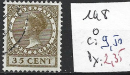 PAYS-BAS 148 Oblitéré Côte 9.50 € - Used Stamps