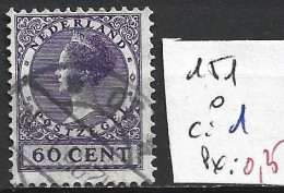 PAYS-BAS 151 Oblitéré Côte 1 € - Used Stamps