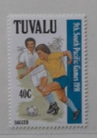 TUVALU 1991  MNH**   FOOTBALL FUSSBALL SOCCER CALCIO FOOT FUTBOL VOETBAL FUTEBOL - Neufs