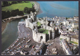 Caernarfon (Wales) Burg/Castle Luftaufnahme (N-872) - Caernarvonshire