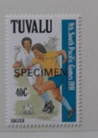 TUVALU 1991  MNH** SPECIMEN  FOOTBALL FUSSBALL SOCCER CALCIO FOOT FUTBOL VOETBAL FUTEBOL - Unused Stamps