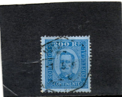 PORTUGAL   200 R   1892-1898   Y&T: 76  Oblitéré - Usado