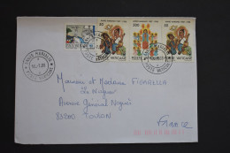 Vatican - 1988 Jean Paul II N° 757 - Année Mariale N° 831 Et 833 Sur Lettre Du 18 Juillet 1988 - Briefe U. Dokumente