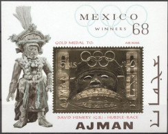 Ajman 1969, Olympic Games In Mexico, Winners, Block GOLD - Summer 1968: Mexico City