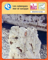 Les Calanques Mer Et Varappe  Méditerranée Sport Fiche Illustrée Cousteau  N° 2166 - Sport