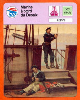 Marins à Bord Du Desaix Bateaux De Guerre Marine Fiche Illustrée Cousteau  N° 1159 - Barcos