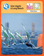 Une Régate à Long Beach Atlantique Fiche Illustrée Cousteau  N° 1169 - Sport