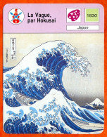 La Vague Par Hokusai Japon Fiche Illustrée Cousteau N° 05B22 - Boten