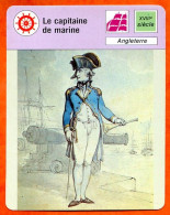 Le Capitaine De Marine Angleterre  Bateau   Histoire Des Bateaux Fiche Illustrée Cousteau  N° 1540 - Schiffe