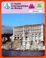 Le Musée Océanographique De Monaco  Explorations Et Découvertes Fiche Illustrée Cousteau  N° 51 - Géographie