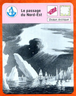 Le Passage Du Nord Est  Océan Arctique  Explorations Et Découvertes Fiche Illustrée Cousteau  N° 2160 - Géographie