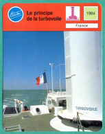 Le Principe De La Turbovoile  Bateau Fiche Illustrée Cousteau N° 1005 - Boten
