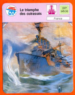 Le Triomphe Des Cuirassés France Bateau Fiche Illustrée Cousteau  N° 958 - Schiffe