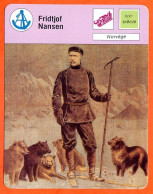 Fridtjof Nansen Norvège  Explorations Et Découvertes Fiche Illustrée Cousteau N° 3254 - Barche