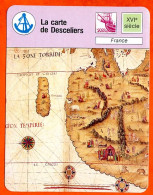 La Carte Des Desceliers  Explorations Et Découvertes Fiche Illustrée Cousteau N° 855 - Schiffe